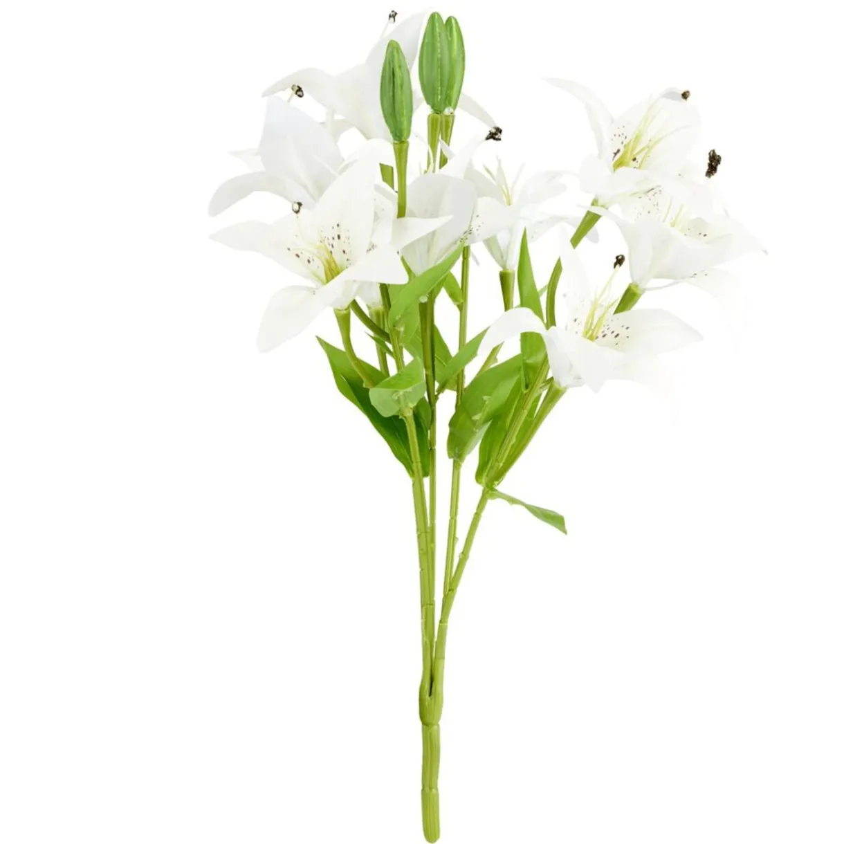 Fleurs artificielles lys blancs en piquet 5 tiges 30x22xH50cm < Gifi Clearance