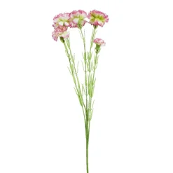 Fleurs artificielles tige oeillet rose H60cm - 2 modèles < Gifi Discount