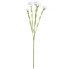 Fleurs artificielles tige oeillet blanc H60cm - 2 modèles < Gifi Online