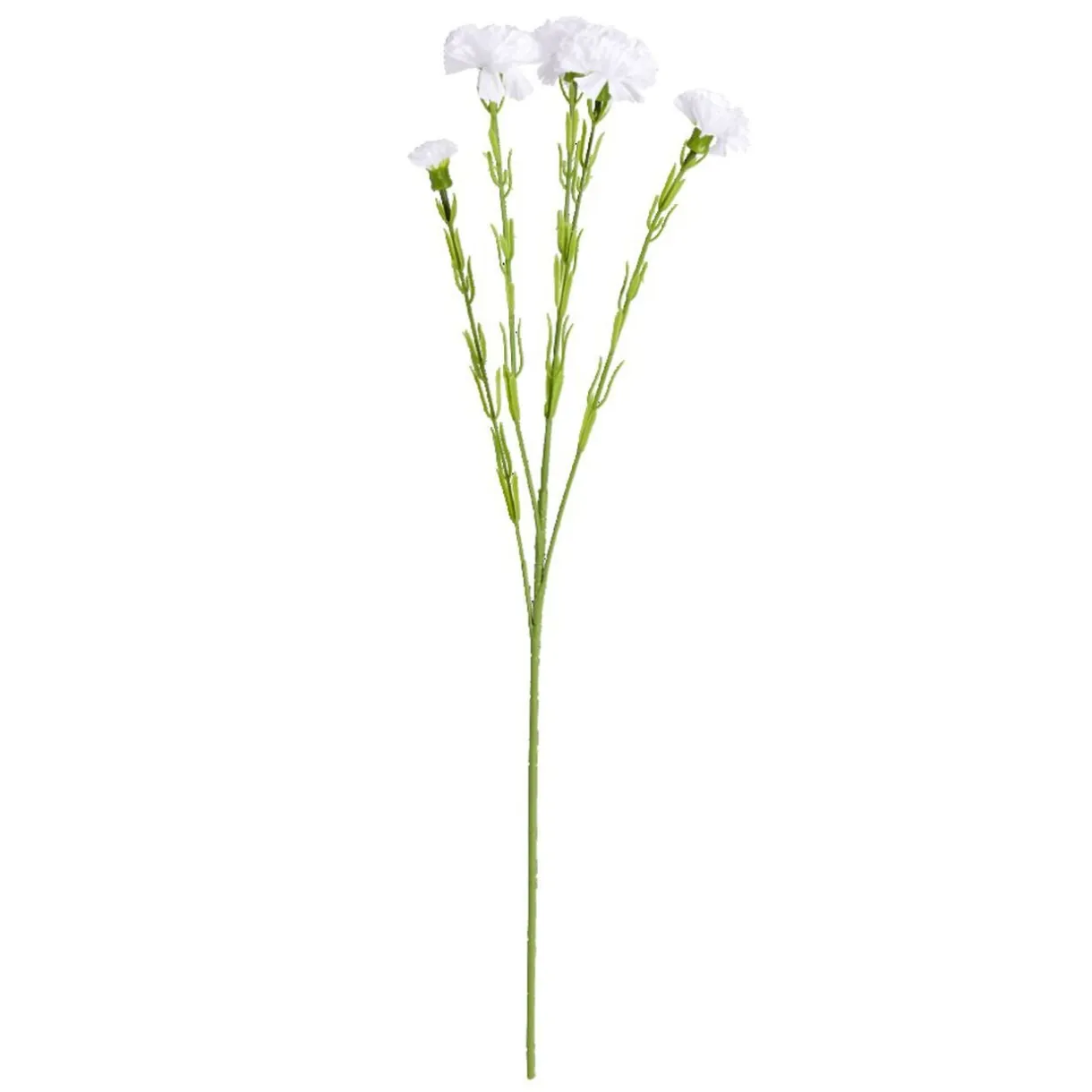 Fleurs artificielles tige oeillet blanc H60cm - 2 modèles < Gifi Online