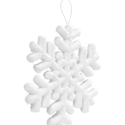 Flocon de neige blanc à suspendre ø20 cm