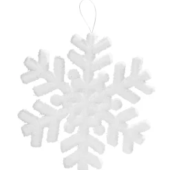 Flocon de neige blanc à suspendre ø20 cm