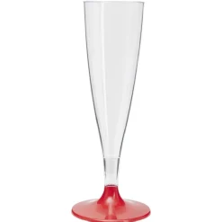 Flûte en plastique rouge réutilisable x6 < Gifi New