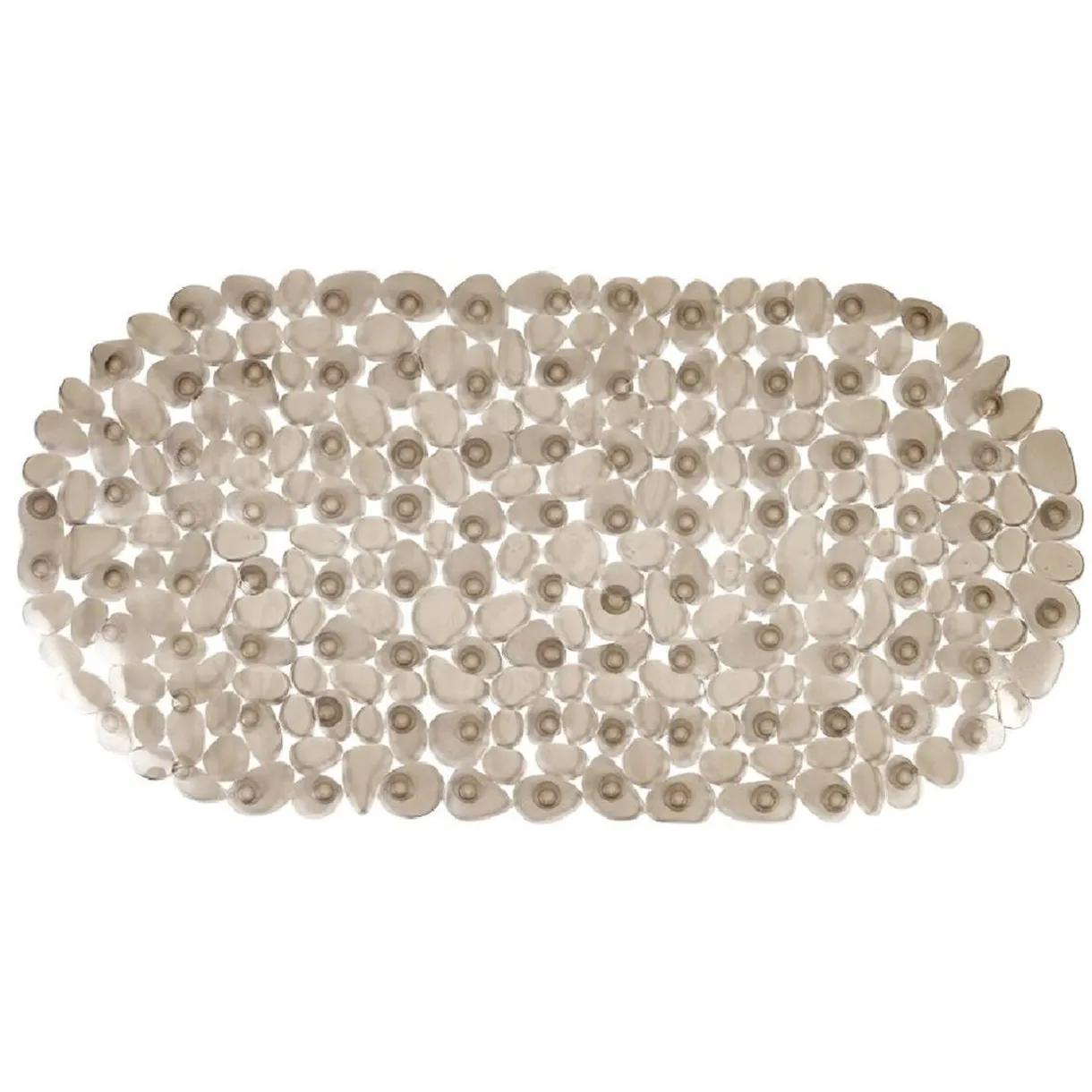 Fond de baignoire antidérapant design galet pvc gris < Gifi Best