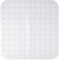 Fond de douche design bulle relief pvc blanc transparent < Gifi Online