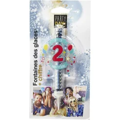 Fontaine de glace feu d'artifice bouteille chiffre 2 < Gifi Sale