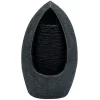 Fontaine de jardin lumineuse design chute d'eau H40cm