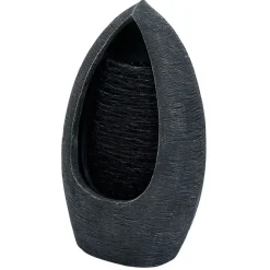 Fontaine de jardin lumineuse design chute d'eau H40cm