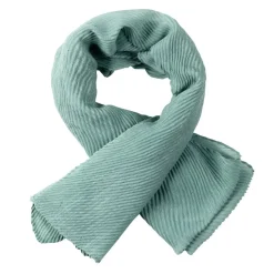 Foulard plissé pailleté uni vert < Gifi Discount