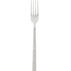 Fourchette inox L21,5cm manche acier graphite satiné < Gifi Discount