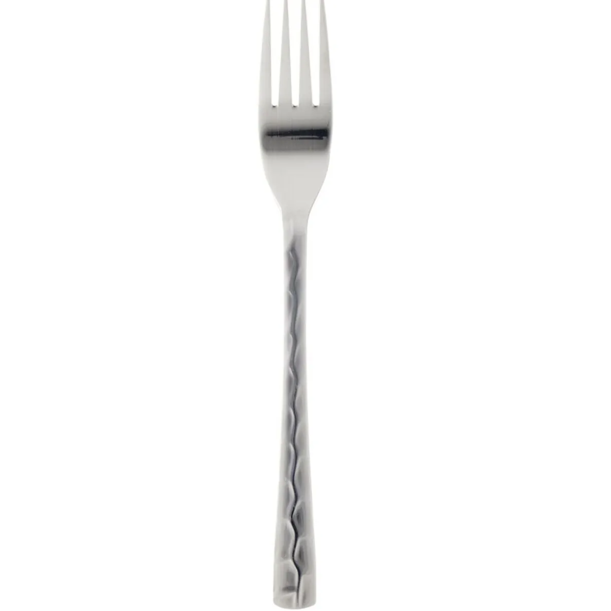 Fourchette inox L20cm manche acier facette < Gifi Discount
