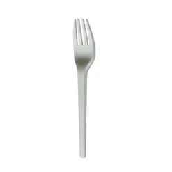 Fourchette plastique blanc x12