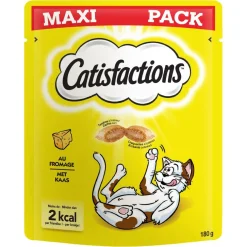 Friandise pour chat Castisfactions saveur fromage maxi pack sachet 180g < Gifi Online