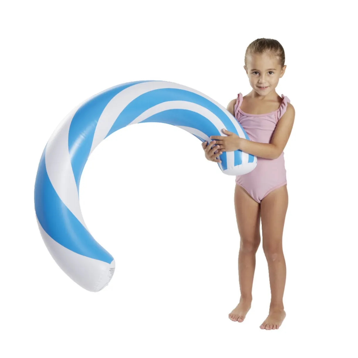 Frite gonflable XL plastique bleu et blanc 58x15xL89cm < Gifi Clearance
