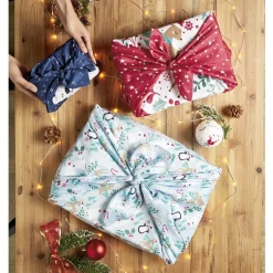 Furoshiki Tissu d'emballage réutilisable x5 < Gifi Online