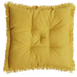 Galette de chaise carrée à franges 40x40cm (3 modèles) < Gifi Discount