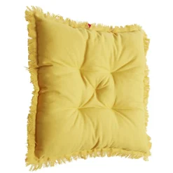 Galette de chaise carrée à franges 40x40cm (3 modèles) < Gifi Discount