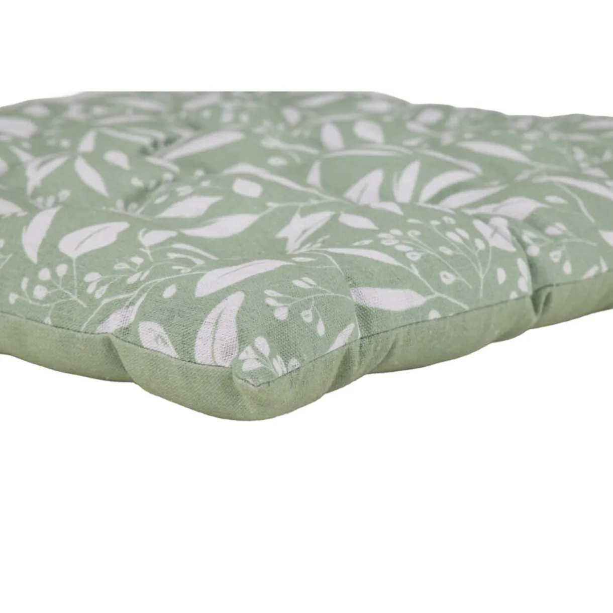 Galette de chaise carrée motif liberty vert 40x40cm < Gifi Outlet