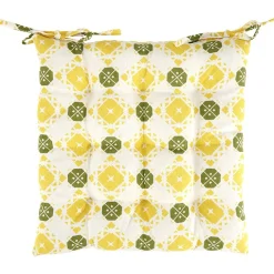 Galette de chaise carrée polycoton avec motif 40x40cm (2 modèles) < Gifi Online