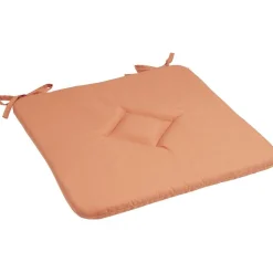Galette de chaise carrée unie