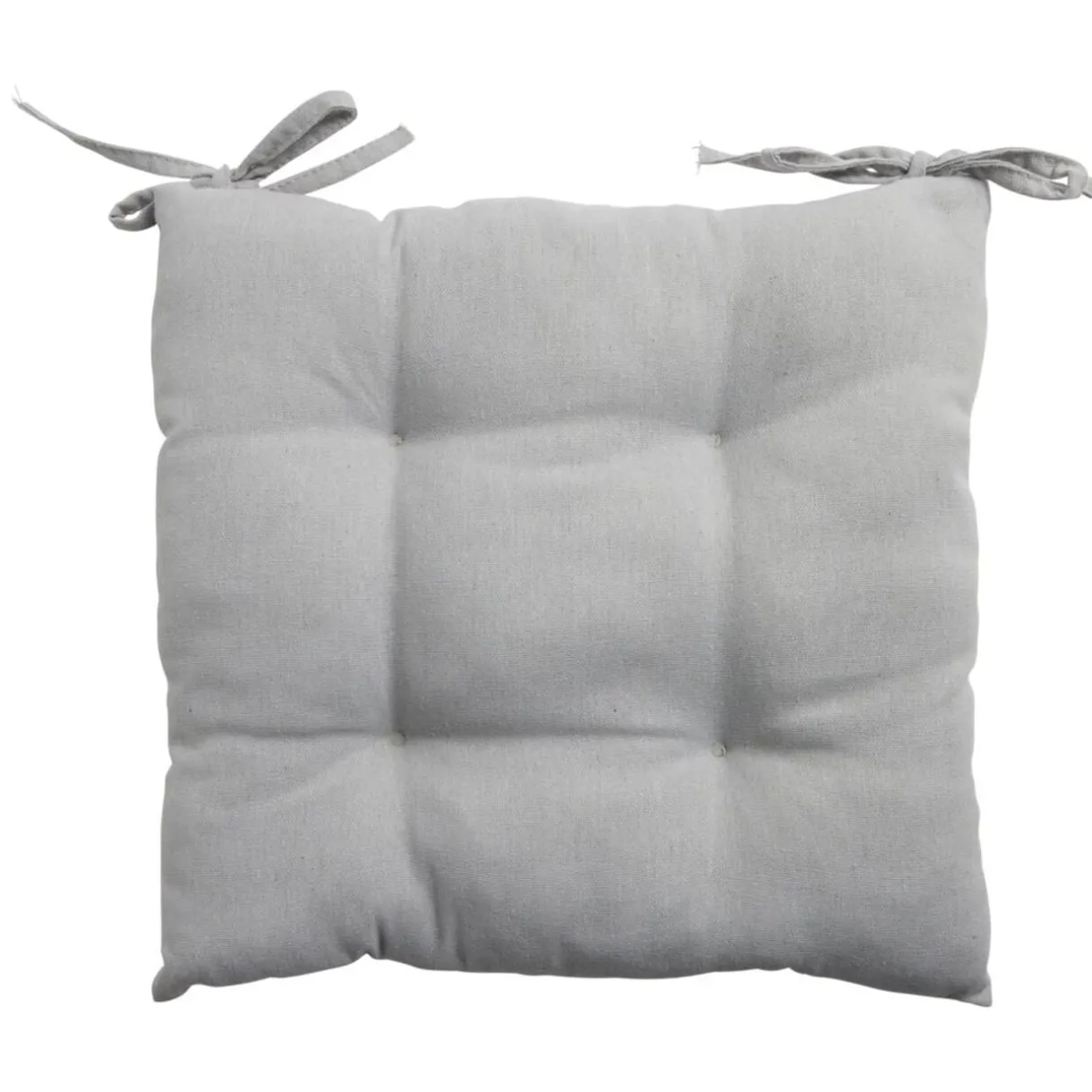 Galette de chaise carrée 38x38cm grise < Gifi Online