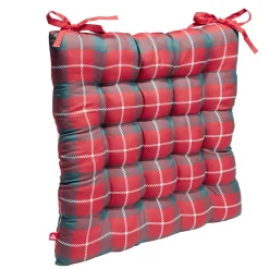 Galette de chaise Noël carrée 40x40cm - 4 modèles