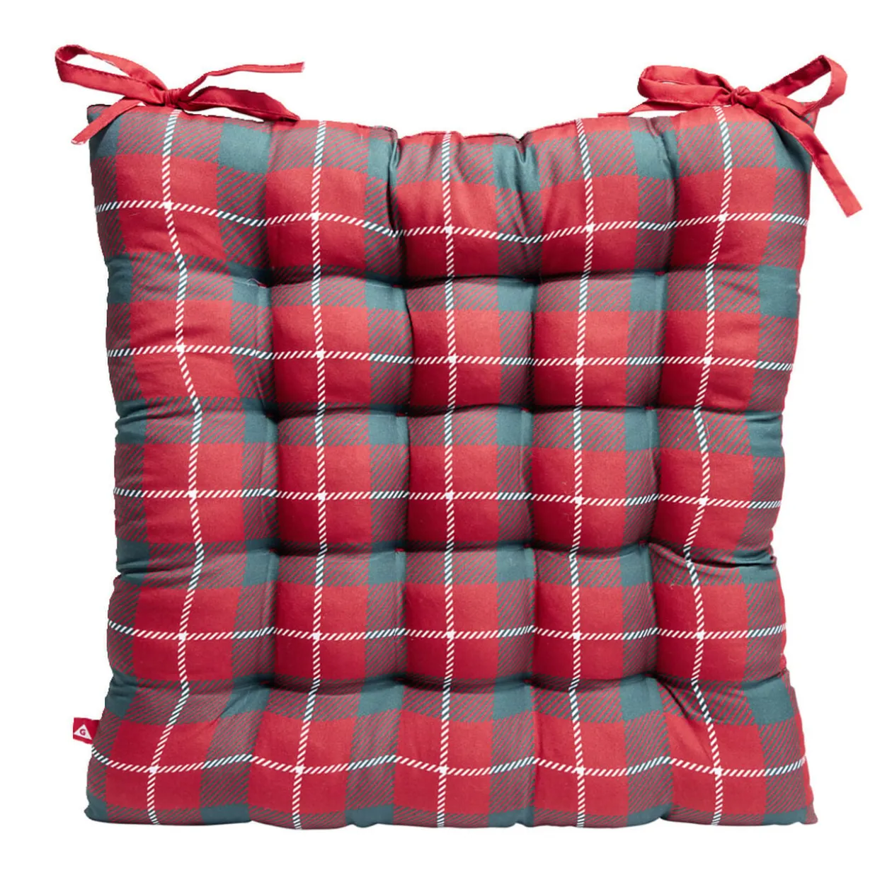 Galette de chaise Noël carrée 40x40cm - 4 modèles
