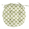 Galette de chaise ronde polycoton avec motif Ø40cm (2 modèles)