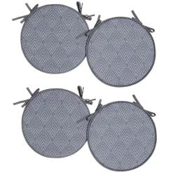 Galette de chaise ronde x4 avec motif Ø38cm (4 modèles) < Gifi Outlet