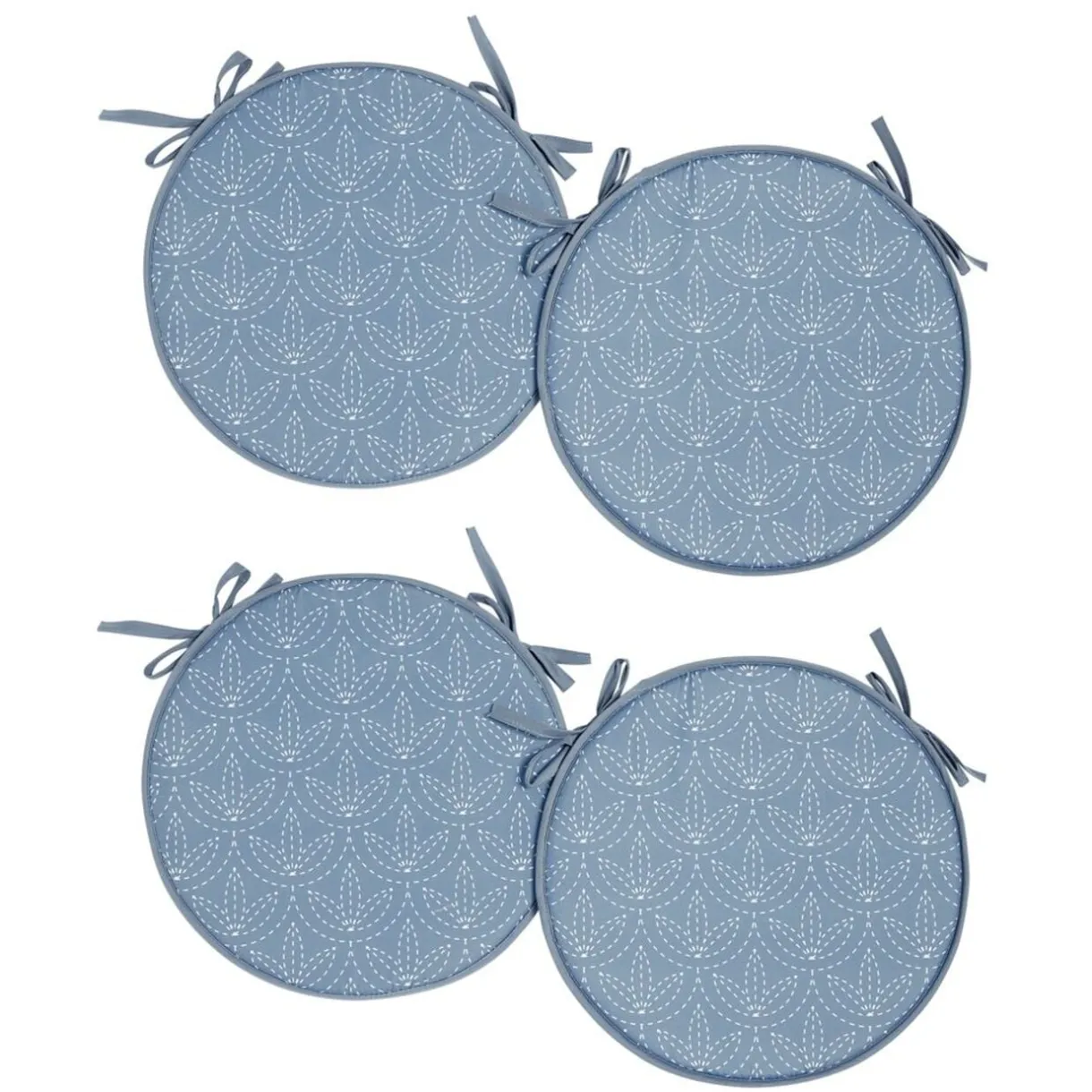 Galette de chaise ronde x4 avec motif Ø38cm (4 modèles) < Gifi Outlet