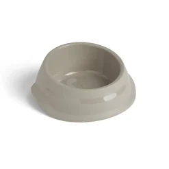 Gamelle antidérapante pour chien plastique gris Ø16xH.6,5cm
