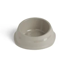 Gamelle antidérapante pour chien plastique gris Ø16xH.6,5cm