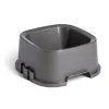 Gamelle carrée grise 1,35 L - plastique 21,5x21,5xH9,4cm