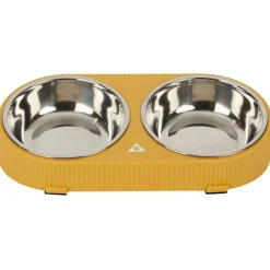 Gamelle double chien 2-en-1 anti glouton