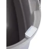 Gamelle double grise 2x500ml - plastique 31,8x16,6xH6,5cm