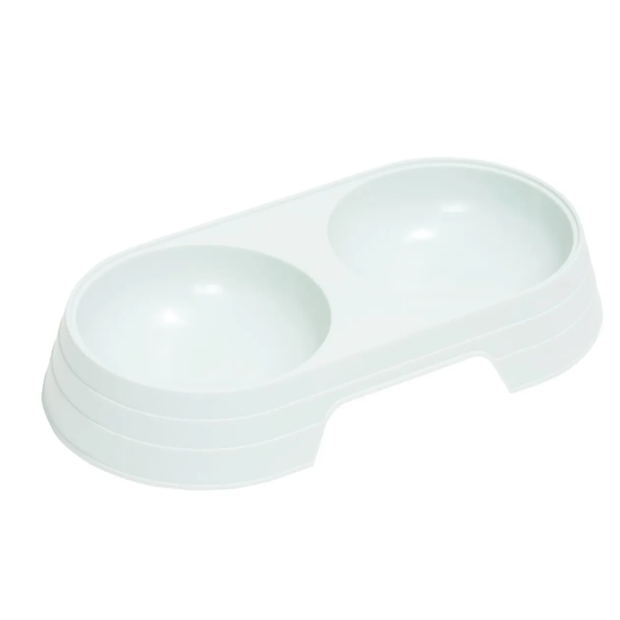 Gamelle double pour animaux - 2 coloris