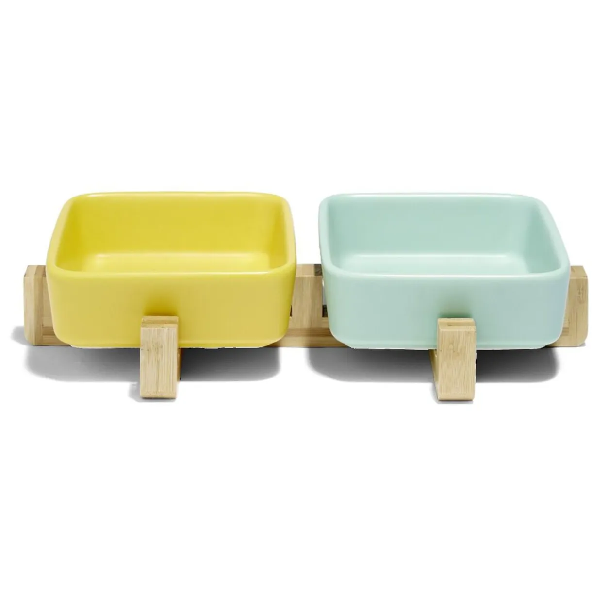 Gamelle double pour chien céramique et bambou (2 modèles) < Gifi Best