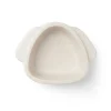 Gamelle forme tête de chien en fibre de bambou beige