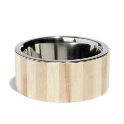 Gamelle pour chien inox et bois 750ml < Gifi Outlet