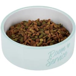 Gamelle ronde pour chien céramique bleu Ø16xH.6cm - 850 ml < Gifi Discount