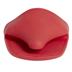 Gant de cuisine en silicone rouge