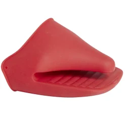Gant de cuisine en silicone rouge