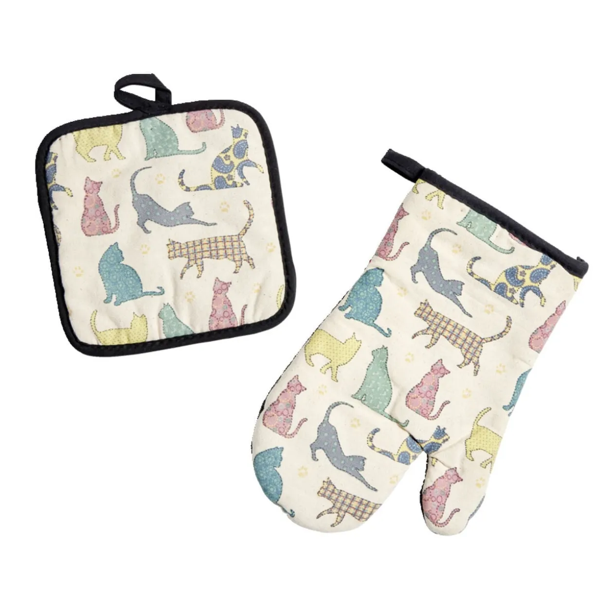 Gant de cuisine manique motifs chats
