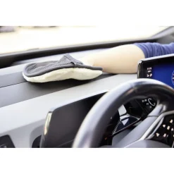 Gant de nettoyage pour voiture microfibre noir 15,5x23cm