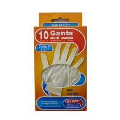 Gant en latex taille M x 10
