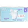 Gants en nitrile taille L x100 bleu < Gifi New