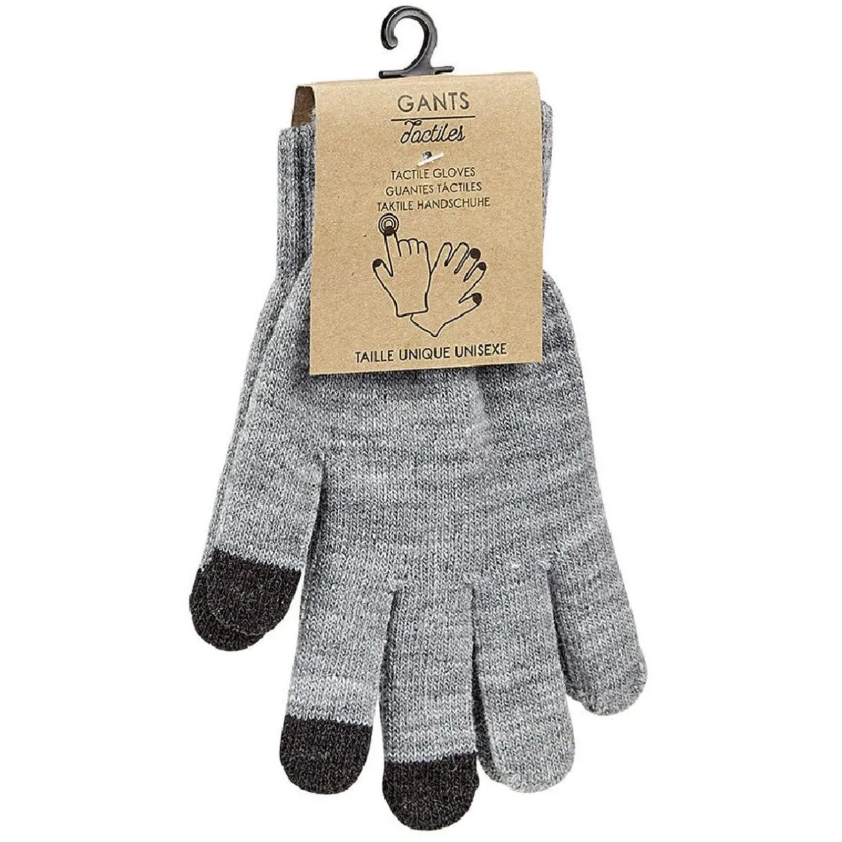 Gant tactile écran acrylique Taille unique 4 couleurs < Gifi Outlet