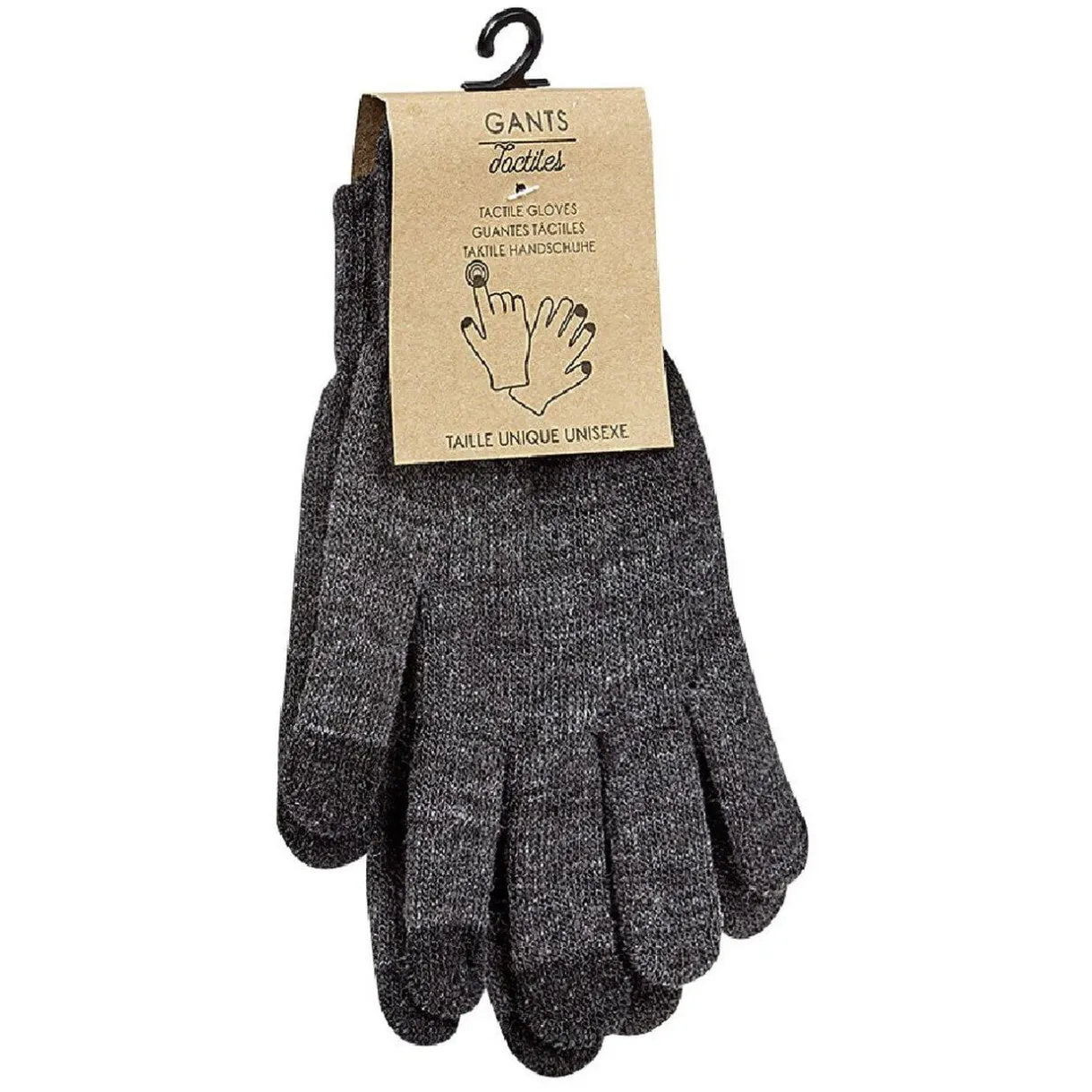 Gant tactile écran acrylique Taille unique 4 couleurs < Gifi Outlet