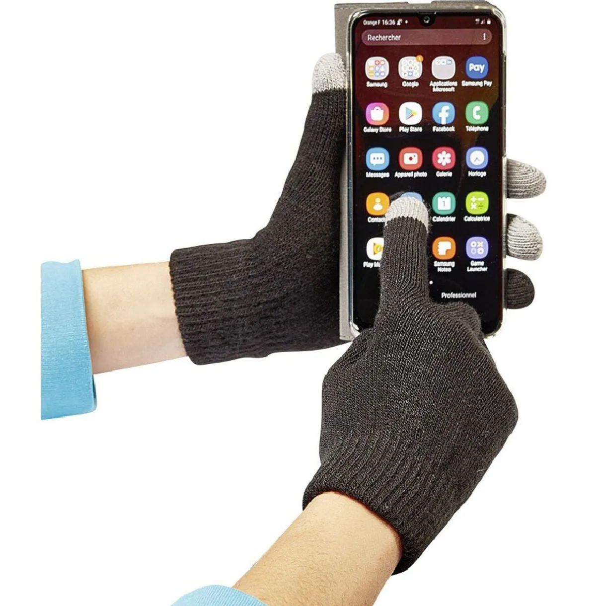 Gant tactile écran acrylique Taille unique 4 couleurs < Gifi Outlet