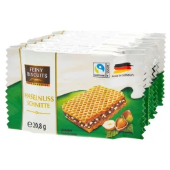 Gaufrette fourrée cacao et éclats de noisettes 8x20,8gr < Gifi Clearance